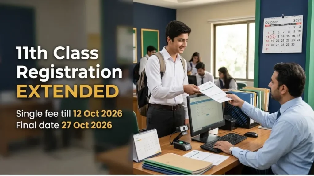 BISE Gujranwala Extends 11th Class Registration Schedule for Session 2026-2028